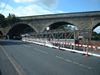 Viaduct with  scaffold nsd ballast weight for counterbalance