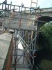 Viaduct with  scaffold nsd ballast weight for counterbalance